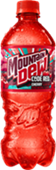 Picture of the Mountain Dew Code Red beverage