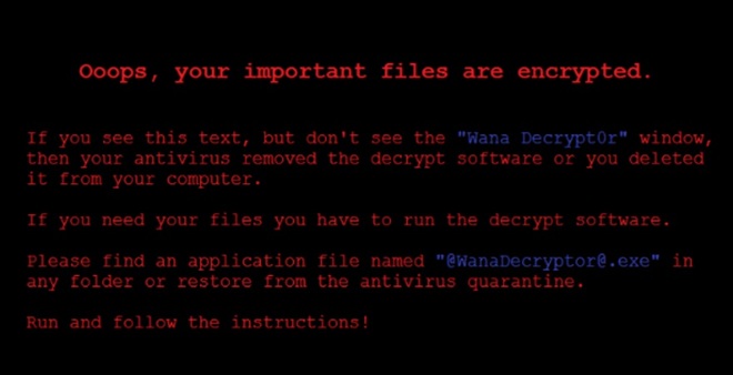 Picture of the WannaCry Decryptor Wallpaper